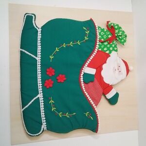 House of Hatten Christmas‎ Hanging Santa Sleigh Festive Holiday Decor Gift Bag